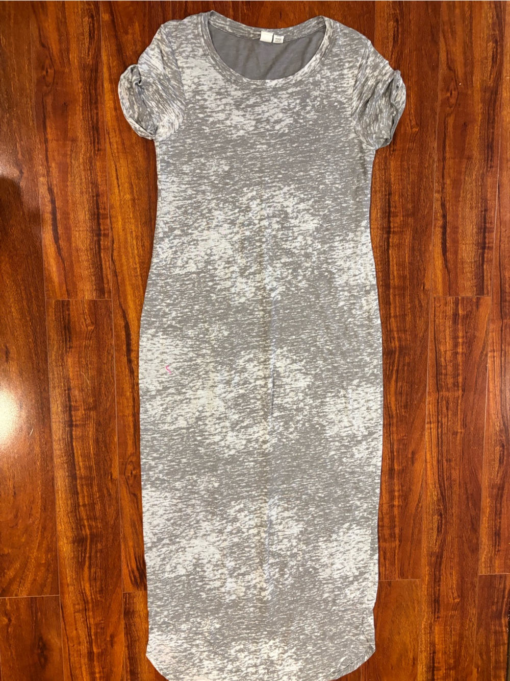 Artisan Ny Gray Marled Maxi Dress